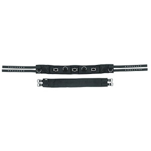 Longiergurt Nylon Kerbl 32354, 9 Ringe, Verstellbar, Negru - Img 3