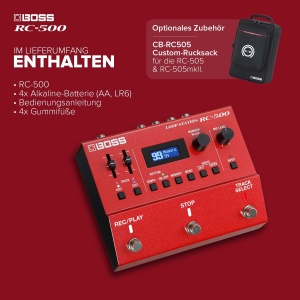 Loop Station BOSS RC-500 2 Canale, Mixer Integrat, 16 Drumkits - Img 8