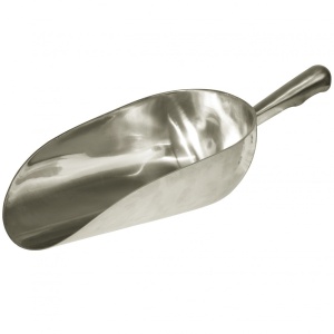 Lopata de aluminiu Kerbl 29797, 1600 g, forma rotunda