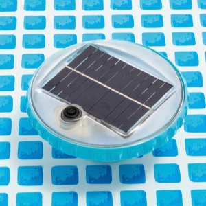 Lumina plutitoare LED cu energie solara Intex - Geamandura stroboscopica alimentata cu energie solara - 2 moduri de iluminare, 28695, alb - Img 6