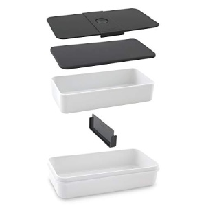 Lunchbox Cloer 800S1-1 XXL 2100ml Alb Bento Box 5 piese Capac etans - Img 10
