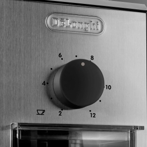 Macinator cafea DeLonghi KG89, 2-12 cesti, 16 niveluri de macinare, argintiu - Img 2