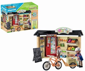 Magazin de ferma PLAYMOBIL 71250 cu 83 de accesorii, pentru copii de la 4 ani