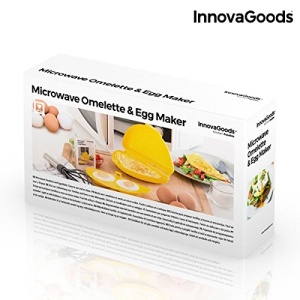 Maker omleta InnovaGoods pentru microunde, galben, usor de utilizat - Img 5