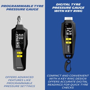 Manometru digital presiune anvelope Michelin 9525, LCD, 0.05-7 bar, cu baterii incluse - Img 8