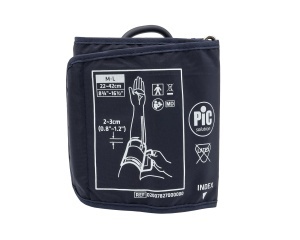 Manseta de schimb pentru tensiometru Pic Solution, marime M-L, 22-42 cm, ergonomica