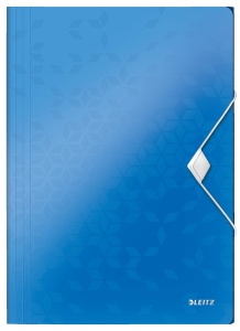 Mapa cu prindere pe colt Leitz 45990036, A4, PP, albastru metalic