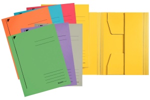 Mape Leitz Jurismappe A4, 25 buc, 3 Klape, pentru 250 foi, culori assortate