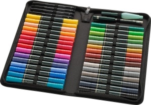 Marker Aquarel Faber-Castell Albrecht Durer, 30 culori, pensula si varf fibros - Img 3