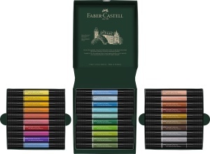 Marker dual Faber-Castell Pitt Artist Pen, 30 culori, cerneala pe baza de apa - Img 2