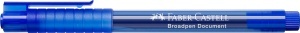 Marker Faber-Castell Broadpen 0,8 mm, 10 bucati, culoare albastra - Img 3