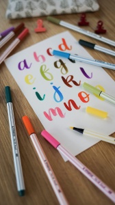 Marker Premium STABILO Pen 68 brush, 24 culori, varf flexibil - Img 7