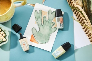 Marker textil STABILO BOSS MINI Naturevibes - 6 culori, tehnologie anti-uscare - Img 5