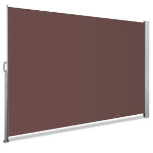 Markiza laterala VOUNOT, extensibila 140 x 300 cm, impermeabila, maro