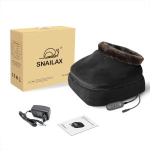 Masajer electric pentru picioare Snailax cu functie de incalzire, 2-in-1, portabil - Img 7