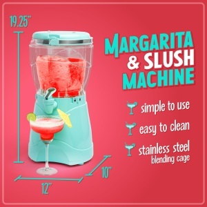 Masina de Bauturi Congelate Nostalgia, 3.7L, cu Izolare Dubla, Inox - Img 2