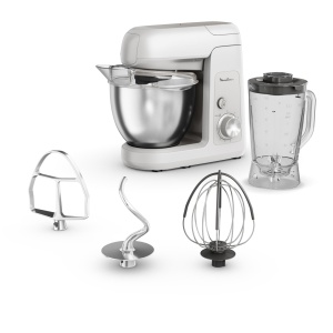 Masina de bucatarie Moulinex Bake Partner QA521B25 Masina de framantat planetara puternica 1100W Kit de accesorii BakeGood de performanta durabila