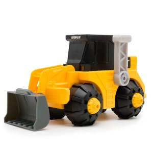 Masina de Constructie Cat Unstoppable Movers Radlader cu Lumini si Roti Mari - Img 5