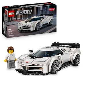 Masina de construit LEGO Speed Champions Bugatti Centodieci, 291 piese, cu minifigurina