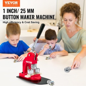 Masina de creat badge-uri VEVOR 25mm cu accesorii complete si design ergonomic - Img 2