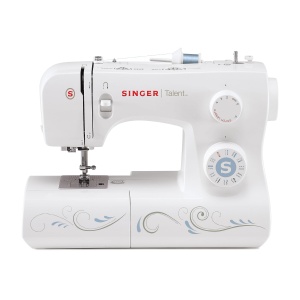 Masina de cusut electrica Singer Talent SMC 3323, 23 tipuri de cusaturi, 700 rpm, alba
