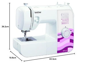 Masina de cusut mecanica BROTHER RH-127, 27 functii, LED, AlbRozRouge - Img 4
