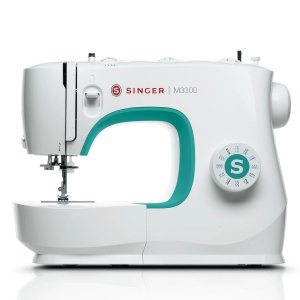 Masina de Cusut SINGER M3300 cu 97 Aplicatii de Cusut si Butoniera cu Un Pas
