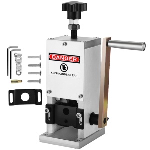 Masina de dezizolat cabluri VEVOR 15-25 mm constructie din aluminiu operare manuala