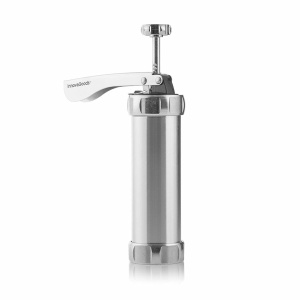 Masina de facut biscuiti InnovaGoods 2-in-1, design ergonomic, culoare rosie