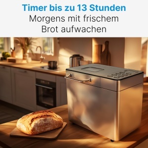 Masina de facut paine ProfiCook PC BBA 1282 13 programe functie Timer 1500 g capacitate - Img 2