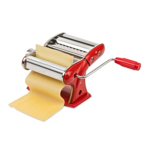 Masina de facut paste Girmi IM92, 7 grosimi, 3 forme, inox, rosu