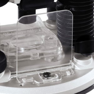 Masina de frezat Einhell TE-RO 1255 E (1200 W, colt O 6 si 8 mm, inaltime cursa 55 mm, control electronic al vitezei, blocare ax, schimbare usoara a sculei) Rosu/Negru - Img 4