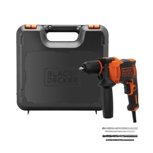 Masina de gaurit BLACKDECKER BEH710K-QS, 710W, 13mm, cu 2 burghie