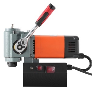 Masina de gaurit cu magnet VEVOR 1300W, portabila, racire si protectie la suprasarcina, portocalie - Img 9