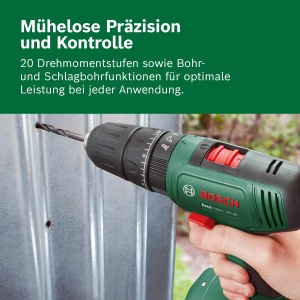 Masina de gaurit si insurubat Bosch EasyImpact 18V-40 2 acumulatori 20 Ah 18V cu percutie - Img 4