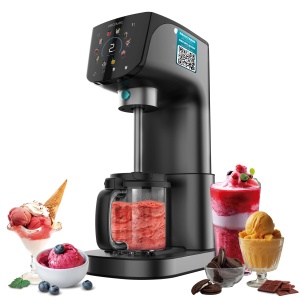 Masina de inghetata Cecotec Gelatec 2100, 500 W, 2.1 l, 11 programe