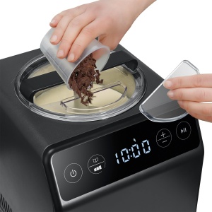 Masina de inghetata GRAEF IM706 2L Touch Display Functie automata de racire Gri metalizat - Img 2