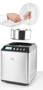 Masina de inghetata HENDI, capacitate 2L, putere 180W, inox - Img 4