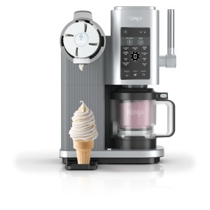 Masina de inghetata Ninja CREAMi NC701EU, 2 recipiente, 13 programe, Platin Silver - Img 1