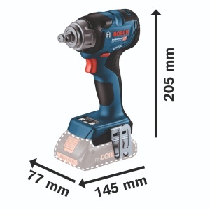 Masina de insurubat Bosch Professional GDS 18V-330 HC 330 Nm 18V cu 2 acumulatori 50Ah - Img 5