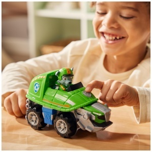 Masina de jucarie PAW PATROL Jungle Pups cu Rocky, transformabila, pentru copii de la 3 ani - Img 7