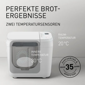 Masina de paine Panasonic SD-B2510W, 21 programe, 4 programe gluten free, alba - Img 6