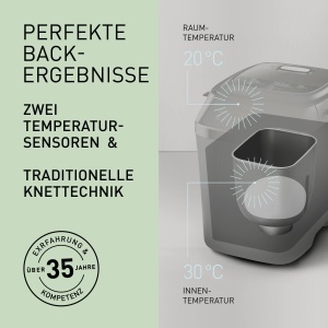 Masina de paine Panasonic SD-PN100KXE 18 programe automate optiuni fara gluten design compact - Img 7