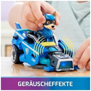 Masina de politie PAW Patrol Chase cu figurina, 17 cm, efecte de lumina si sunet - Img 4