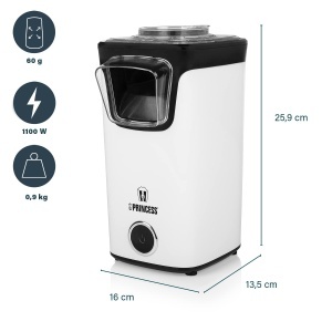 Masina de Popcorn Princess 292986, 1100W, preparare rapida in 3 minute - Img 3