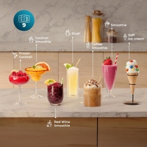 Masina de Slush Cecotec TwistIce Cream, 1.5 L, 210 W, 9 Modi - Img 4