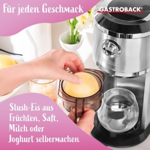 Masina de Slush Gastroback, Raspel ajustabil, Capacitate 1.5L - Img 6