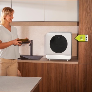Masina de spalat vase Cecotec Bolero Aguazero 1100, 3 seturi, 6 programe, alba - Img 3