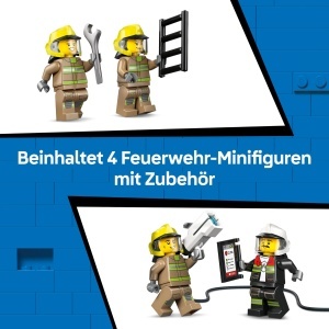 Masina de Stingere LEGO City 60499 - 691 Piese, 4 Minifigurine, 360 Brat Mobil - Img 6