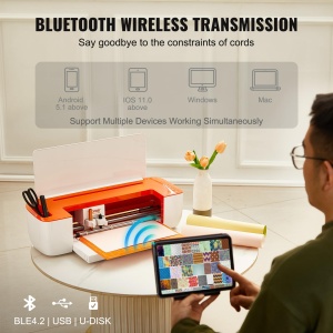 Masina de taiat vinyl VEVOR Smart1, 12 inch, Bluetooth, 300 mms - Img 5